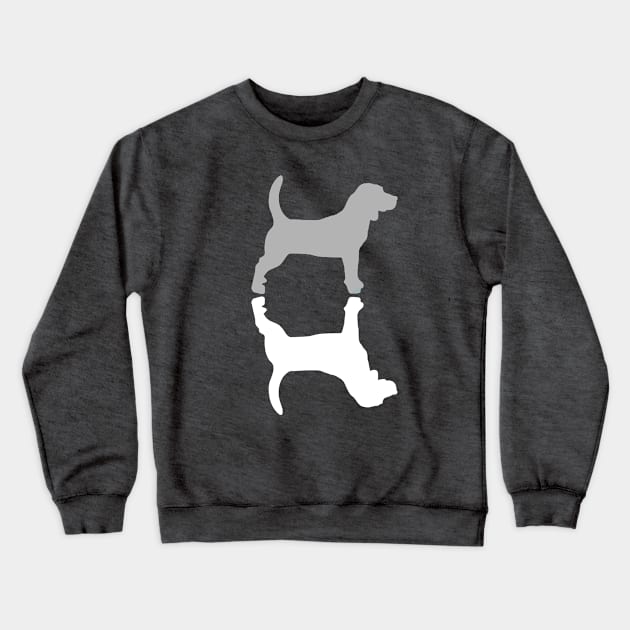 Grey Beagle Crewneck Sweatshirt by XOOXOO